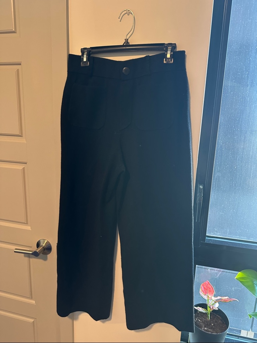 Maeve Black Boot-Cut Flare Pants